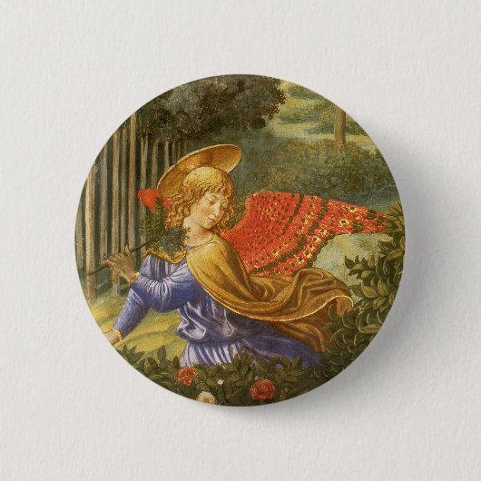 Verkoop van de Magi Angel door Benozzo Gozzoli Ronde Button 5,7 Cm (Voorkant)