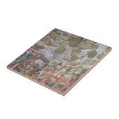 Verkoop van de Magi door Gozzoli ongeveer 1459 Til Tegeltje (Zijkant)