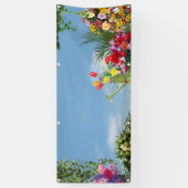 verkoop van een lege bloemenwinkel spandoek (Verticaal)