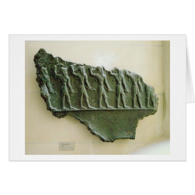 Verkoop van Elamite-strijders, Susa, Iran, Elamit (Voorkant Horizontaal)