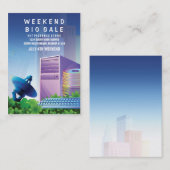 Verkoop van flyer-hype-technologie Verticaal Visitekaartje (Voorkant / Achterkant)