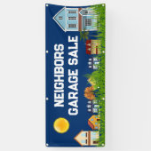 Verkoop van garage in de buurt spandoek (Verticaal)