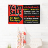 Verkoop van garagewinkelen herbruikbaar Adverteren Spandoek (Insitu)