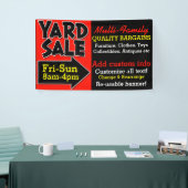 Verkoop van garagewinkelen herbruikbaar Adverteren Spandoek (Beurs)