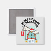 Verkoop van gehakte taart naar parabolisch magneet (Voorkant / Achterkant)