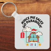 Verkoop van gehakte taart naar parabolisch sleutelhanger (Voorkant)