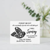 Verkoop van het voorjaar van de verwijzing van onr briefkaart (Staand voorkant)