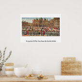 Verkoop van het ware kruis door Gentile Bellini Poster (Keuken)