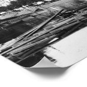 Verkoop van hout op de rivier de Trave, Lubeck, c. Poster (Hoek)