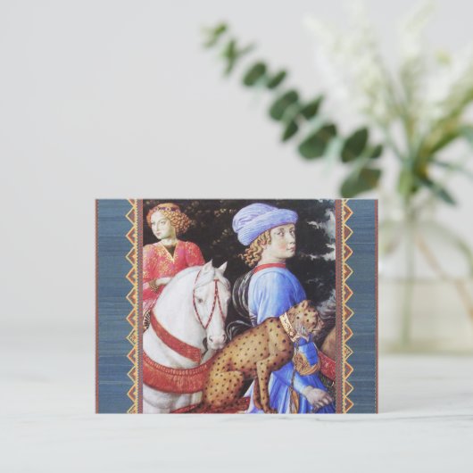 Verkoop van Magus Melchior, Paardenriders, Wilde K Briefkaart (Staand voorkant)