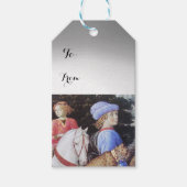 Verkoop van Magus Melchior, Paardenriders, Wilde K Cadeaulabel (Voorkant)