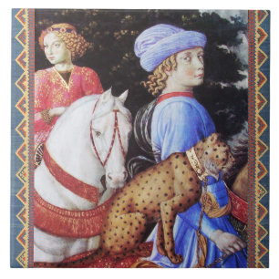 Verkoop van Magus Melchior, Paardenriders, Wilde K Tegeltje
