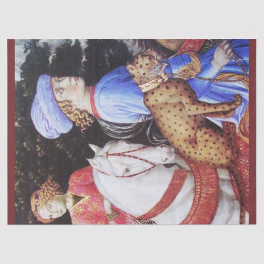 Verkoop van Magus Melchior, Paardenriders, Wilde K Tissuepapier (Voorkant)