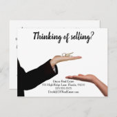 verkoop van mailingtransacties verwijzing onroeren briefkaart (Voorkant / Achterkant)