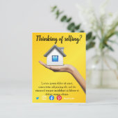 verkoop van mailingtransacties verwijzing onroeren briefkaart (Staand voorkant)