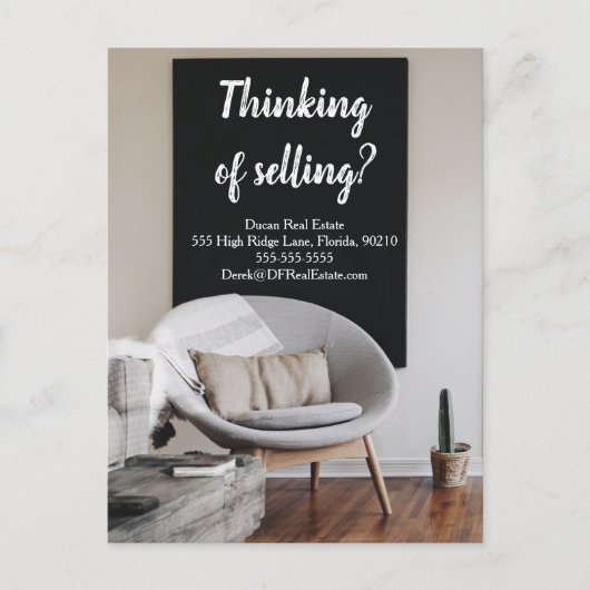 verkoop van mailingtransacties verwijzing onroeren briefkaart (Voorkant)