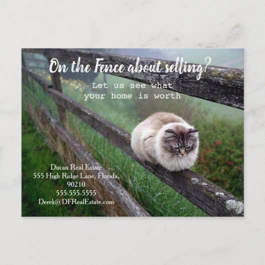 verkoop van mailingtransacties verwijzing onroeren briefkaart (Voorkant)