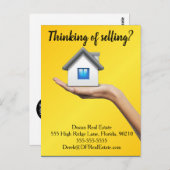 verkoop van mailingtransacties verwijzing onroeren briefkaart (Voorkant / Achterkant)