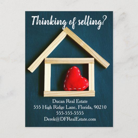 verkoop van mailingtransacties verwijzing onroeren briefkaart (Voorkant)