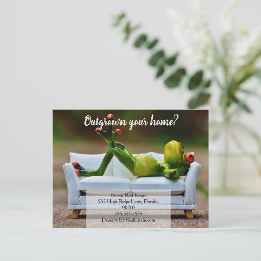 verkoop van mailingtransacties verwijzing onroeren briefkaart (Staand voorkant)