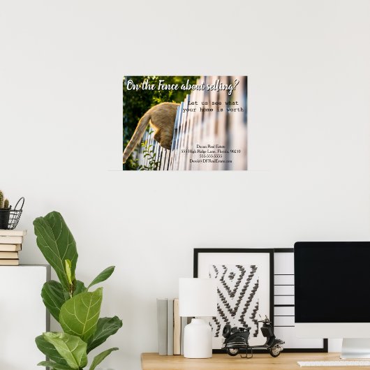 verkoop van mailingtransacties verwijzing onroeren poster (Thuiskantoor)