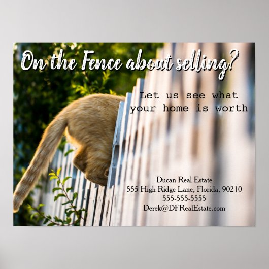 verkoop van mailingtransacties verwijzing onroeren poster (Voorkant)