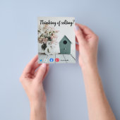 verkoop van makelaardij flyer (Hand)