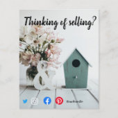 verkoop van makelaardij flyer (Voorkant)