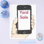 Verkoop van martphone-scheepswerf flyer (Enkel)