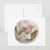  verkoop van mevrouw Tiggy Winkle Domestic Chores Briefkaart (Voorkant / Achterkant)