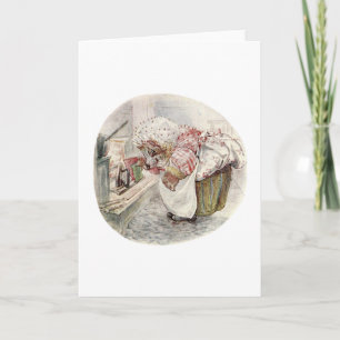 verkoop van mevrouw Tiggy Winkle Domestic Chores Kaart