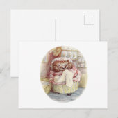 verkoop van mevrouw Tiggy Winkle Rustic Cottage Briefkaart (Voorkant / Achterkant)