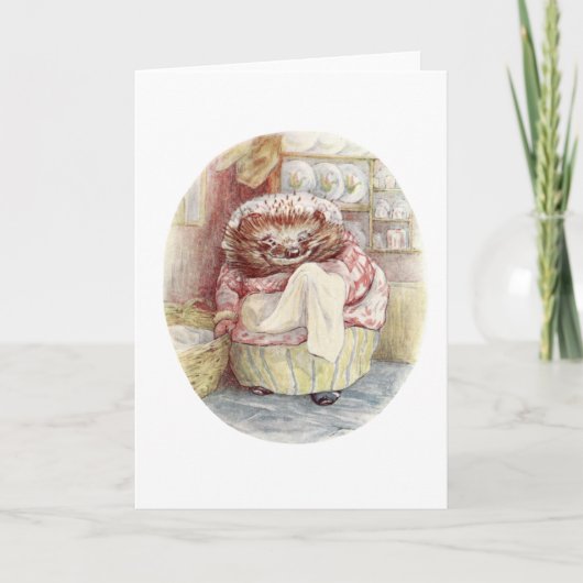  verkoop van mevrouw Tiggy Winkle Rustic Cottage Kaart (Voorkant)
