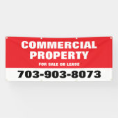 Verkoop van onroerend goed Aangepaste banner lease (Horizontaal)