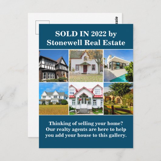 Verkoop van onroerend goed Company House Photo Mar Briefkaart (Voorkant / Achterkant)