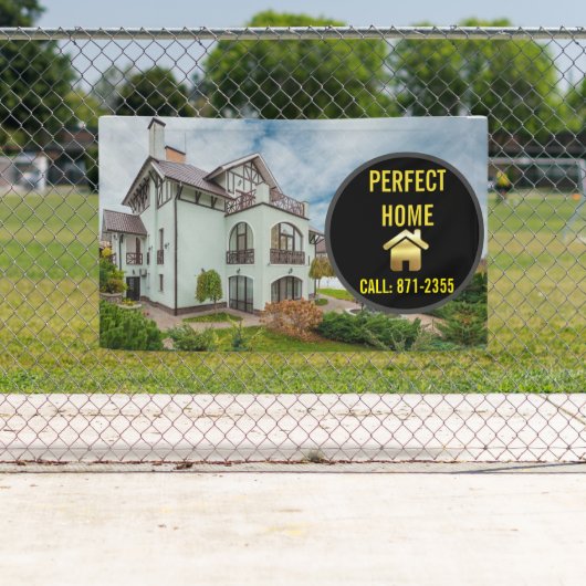 Verkoop van onroerend goed Perfect Home Spandoek (Insitu)