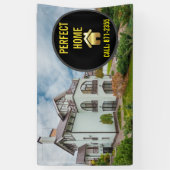 Verkoop van onroerend goed Perfect Home Spandoek (Verticaal)