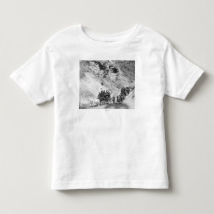 Verkoop van postkoetsen uit de bergketen kinder shirts