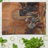 Verkoop van sloopafval door Vincent van Gogh Theedoek (Gevouwen)