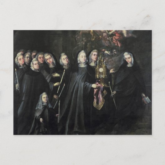 Verkoop van St. Clare met de Eucharistisch Briefkaart (Voorkant)