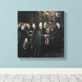 Verkoop van St. Clare met de Eucharistisch Canvas Afdruk (Insitu (Houten vloer))