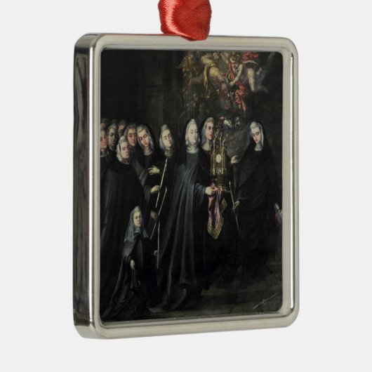 Verkoop van St. Clare met de Eucharistisch Metalen Ornament (Rechts)