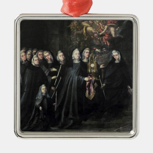 Verkoop van St. Clare met de Eucharistisch Metalen Ornament (Voorkant)