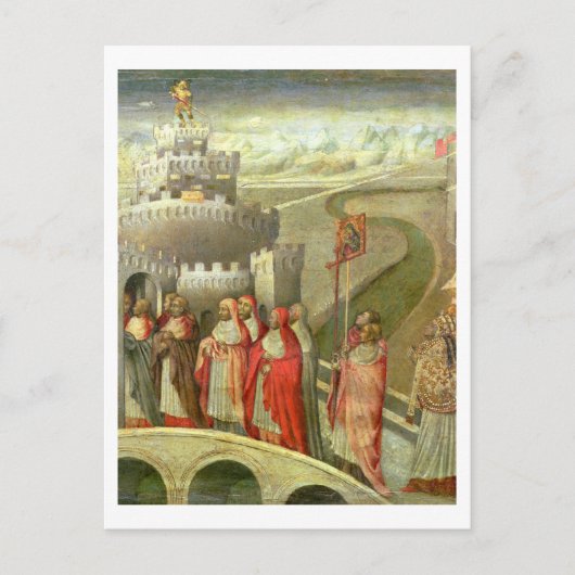 Verkoop van St. Gregory aan het Castel St. Angelo Briefkaart (Voorkant)