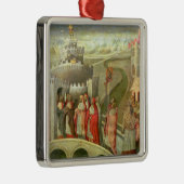 Verkoop van St. Gregory aan het Castel St. Angelo Metalen Ornament (Rechts)