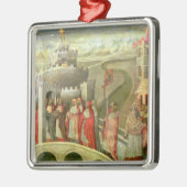 Verkoop van St. Gregory aan het Castel St. Angelo Metalen Ornament (Links)