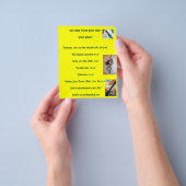verkoop van terreinen flyer (Hand)