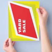 verkoop van terreinen flyer (Hand)