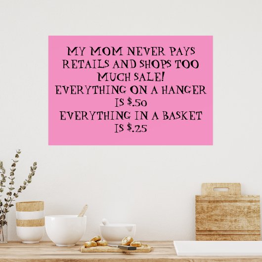 verkoop van terreinen poster (Keuken)