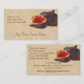 Verkoop van varkensfruit visitekaartje (Voorkant / Achterkant)